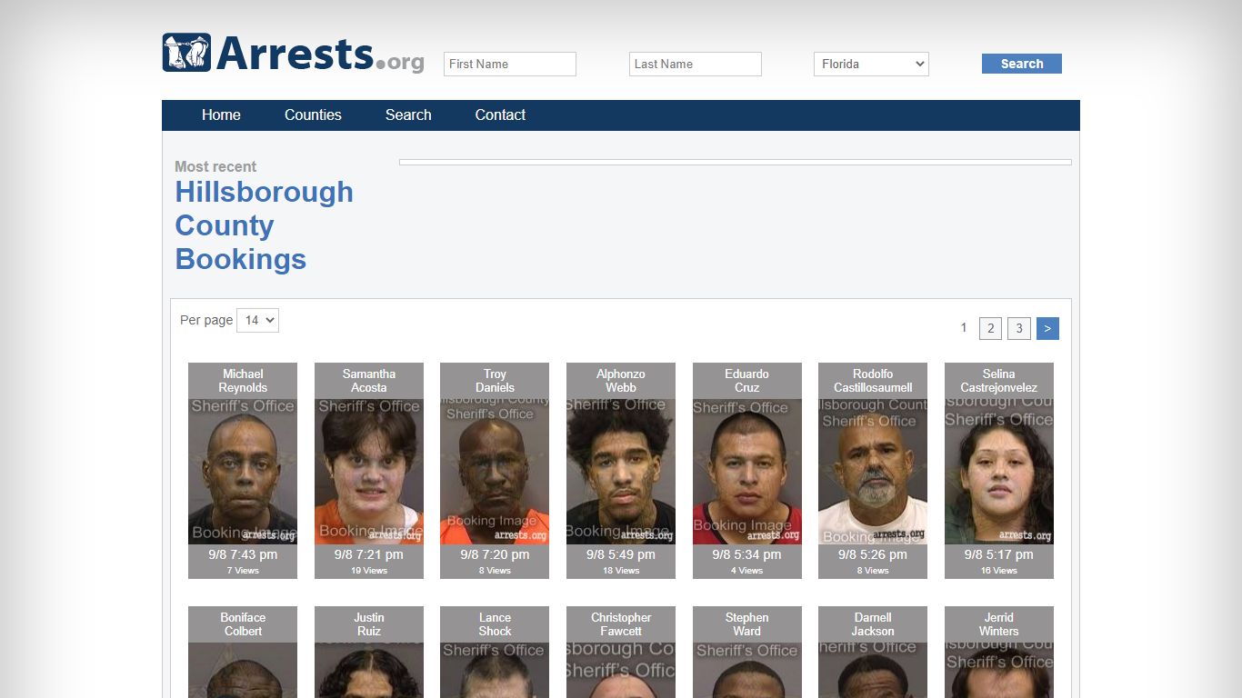 Hillsborough County Arrests and Inmate Search